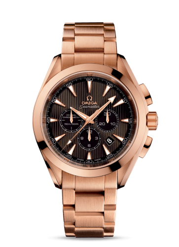 Omega Seamaster Aqua Terra 150M Co-Axial 44 Chronograph Red Gold / Grey / Bracelet